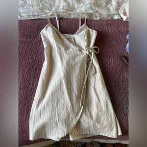 Linen Lux Wrap Around Dress
